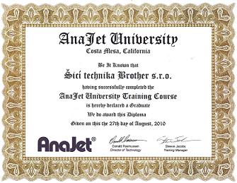 certifikt Anajet